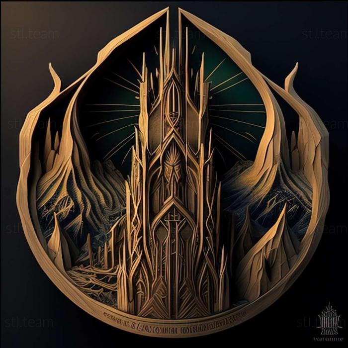 3D model The Lord of the Rings Online Minas Morgul game (STL)
